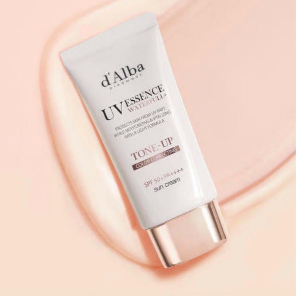 d’Alba Waterfull Tone‑Up Sunscreen SPF50+ PA++++ – 50ml (Set of 2) / KOREA COSMETIC