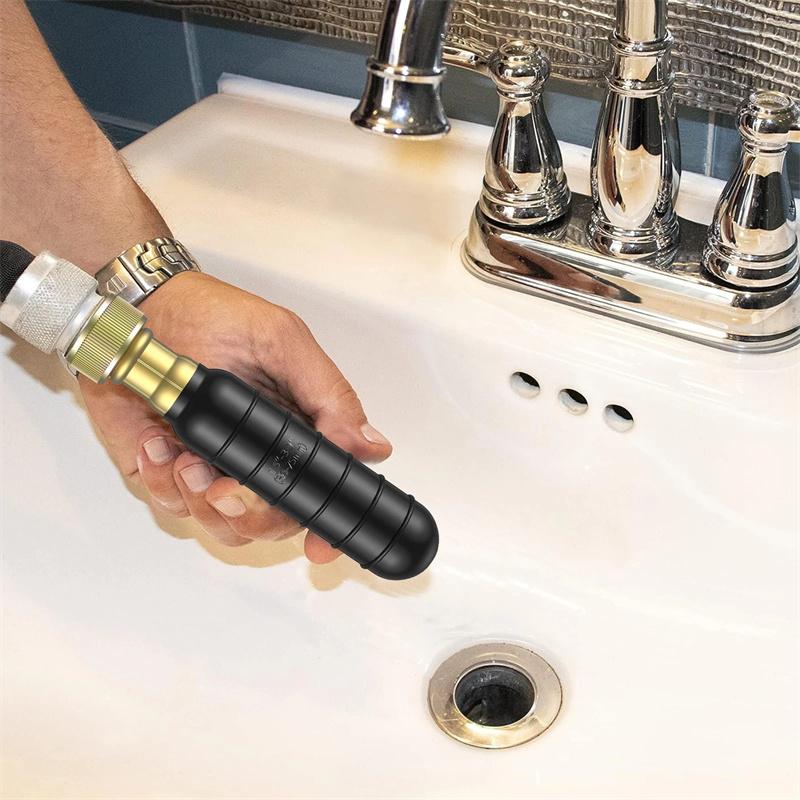 Drain Bladder Fits 1" To 2", 1.5" To 3", 4" To 6" Pipes Rubber Cleaning Bladder, Used For Sewer, Water Pipe Dredging Cleaning