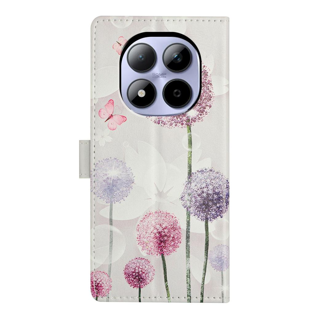 For Xiaomi Redmi Note 15 Pro 5G (Global) Case Pattern Printing Wallet Stand Flip Leather Phone Cover with Strap