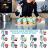 27-Piece Russian Piping Tips Set Cake Decorating With TPU Bag Stainless Steel Nozzles