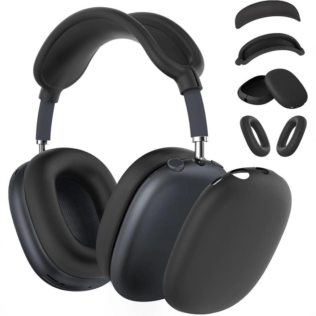 AirPods Max Silicone Protective Case: Soft Headphone Shell for Bluetooth Earphones