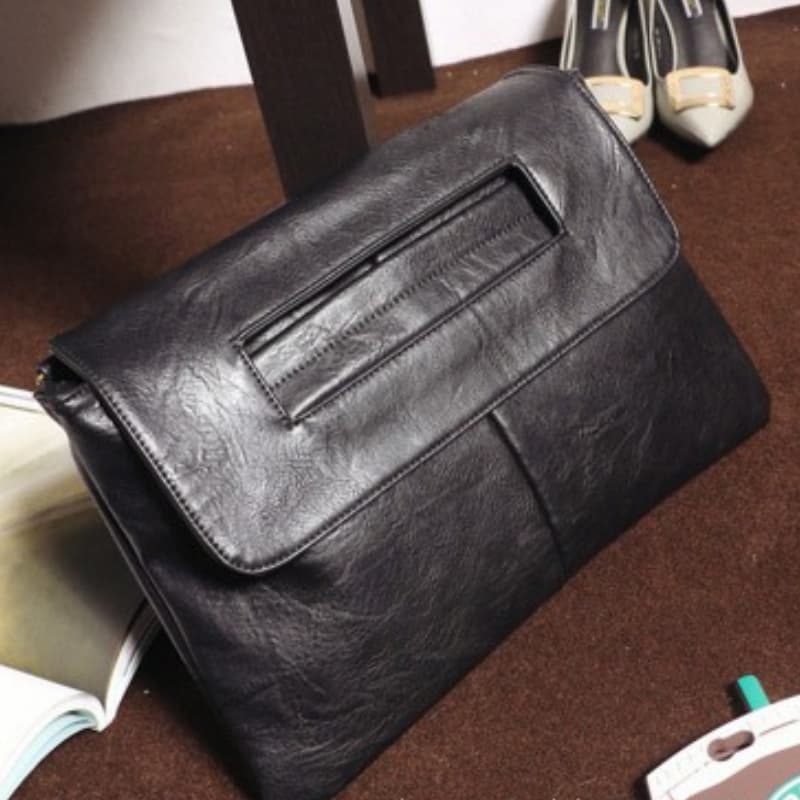 Borsa da sera retrò a pochette, borsa da polso di grande capacità