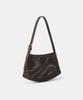 Musinsa Standard Woman Women'S Net Weaving Shoulder Bag [Dark Brown]