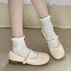 Versatile Thick Heel One-word Strap Single Shoes Women's Shoes Summer New Mary Jane Shoes Commute