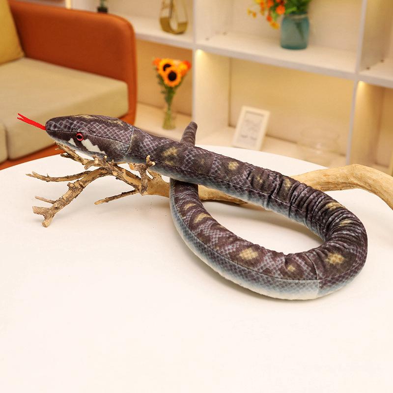Creative Tricky Snake Doll Plush Toy Long Snake Zodiac Snake Doll Boys Funny Ragdoll Photo Props