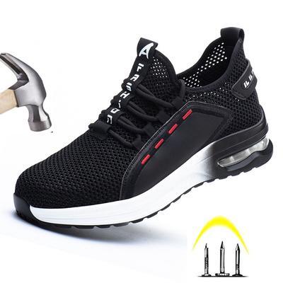 With Steel Toe Cap New Men Work Safety Shoes Indestructible Ryder Shoes Light Breathable Anti-Smashing Anti-puncture Women Boots