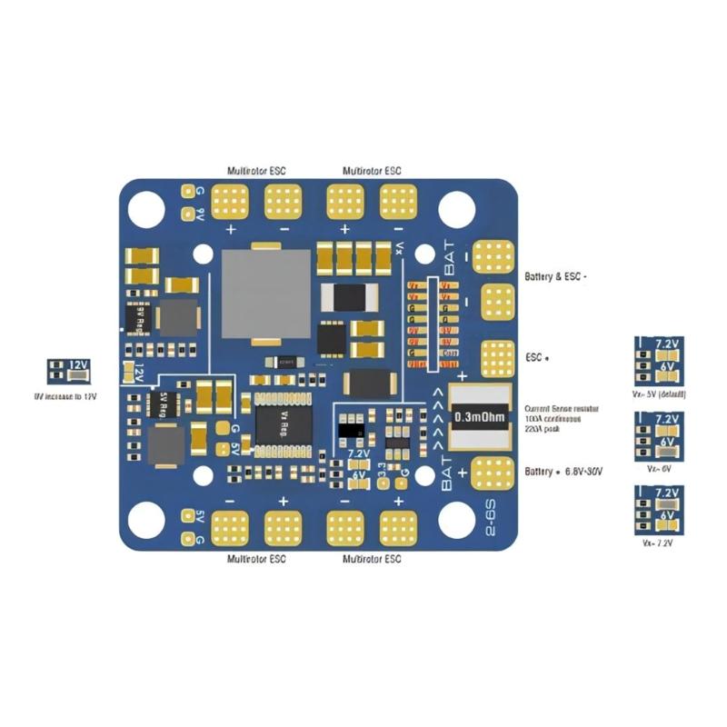 MATEK F405-VTOL Flight Controllers Module Board Build-in Black Box / OSD Support 2~6S  Performances