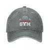 Powerhouse Gym Bodybuilding Cappellini da Baseball Unisex Stile Fitness Muscoli Cappelli in Denim Usurato Cappello Attività all'Aperto Regalo Cappello da Sole