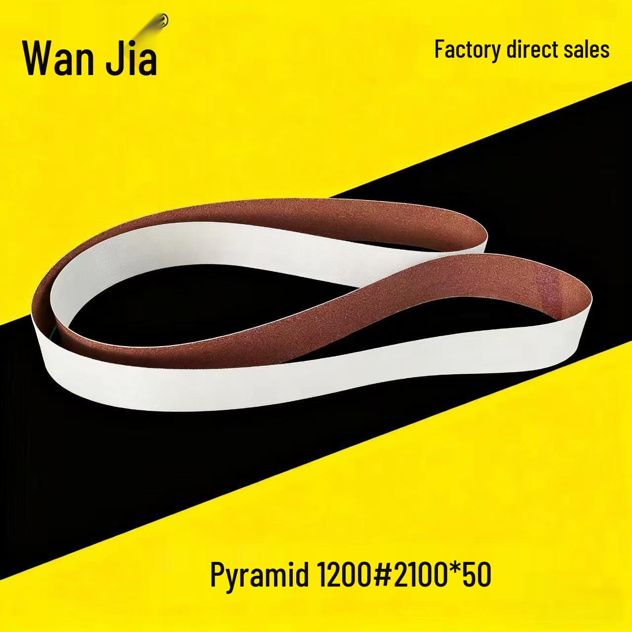 

A16 2100 Pyramid 1200-Grit Sanding Belt for Stainless Steel Mirror Polishing