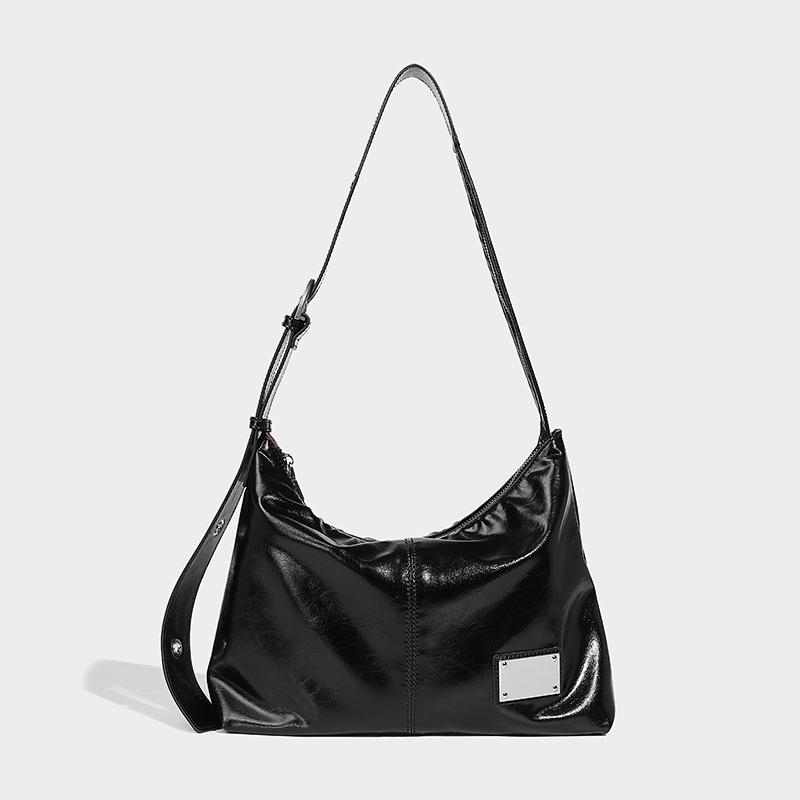 High-end Vintage Soft Leather Large Capacity Underarm Bag for Women 2025 New Commuter Shoulder Bag Handheld Tote Bag