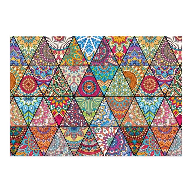 Entrance Door Bohemian Mandala Pattern Carpet Non -Slip Bath Mat Soft Living Room Bedroom Decorative Carpet Mat For Children