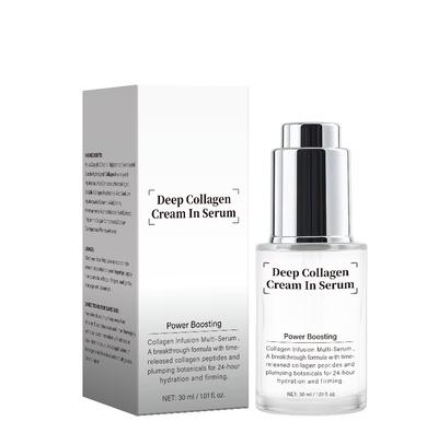 Deep Collagen Cream In Serum 30ml Anti-Wrinkle Firming Moisturizing Brightening Face Cream