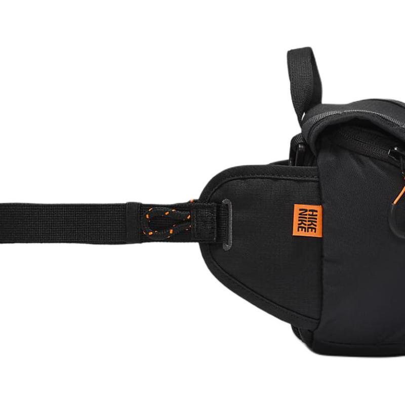 Nike Fabric Fanny Pack Regular Unisex Black & Coal Black & Dutch Orange Casual DJ9681-011