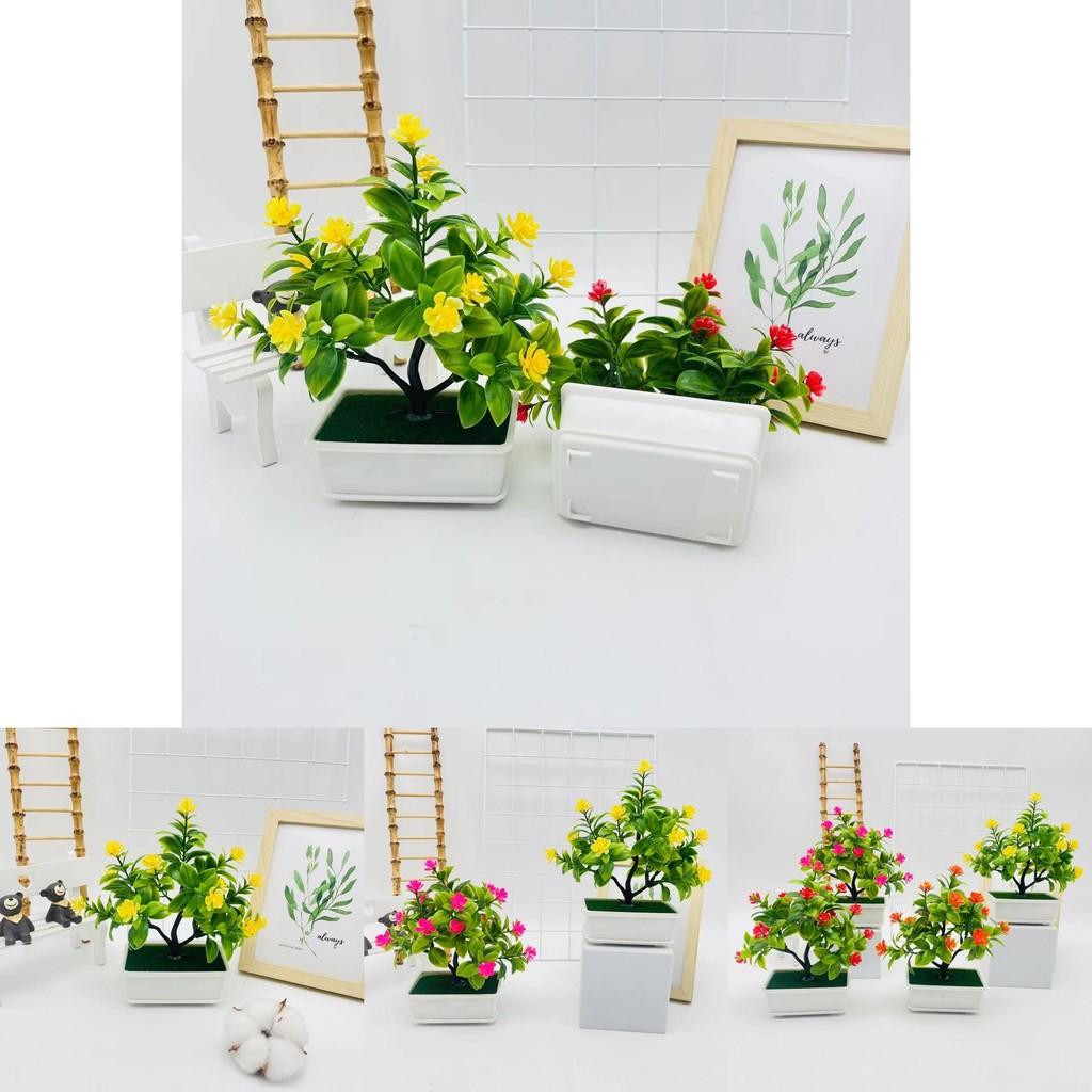 Artificial Camellia Sasanqua Tree Plant Decor For Living Room And Balcony Displays
