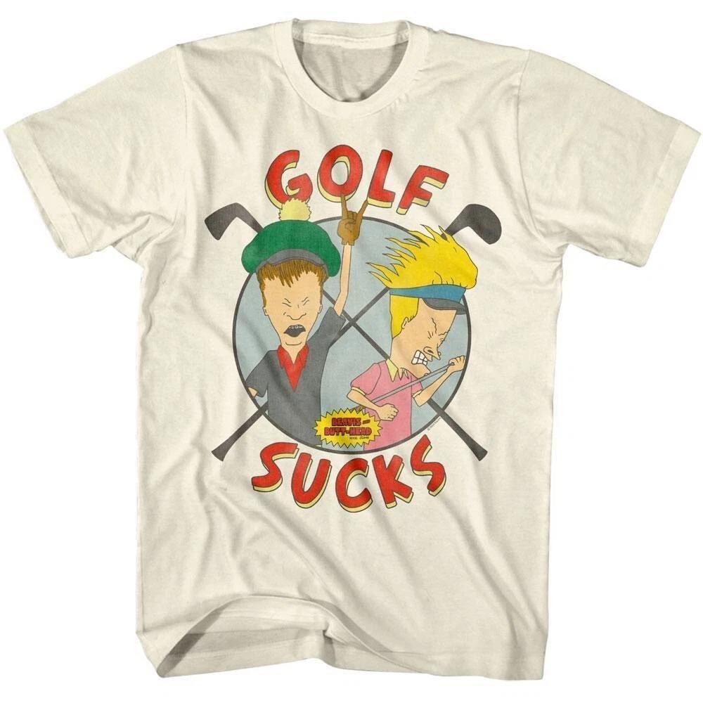 Beavis And Butthead Golf Sucks Men s T Shirt S
