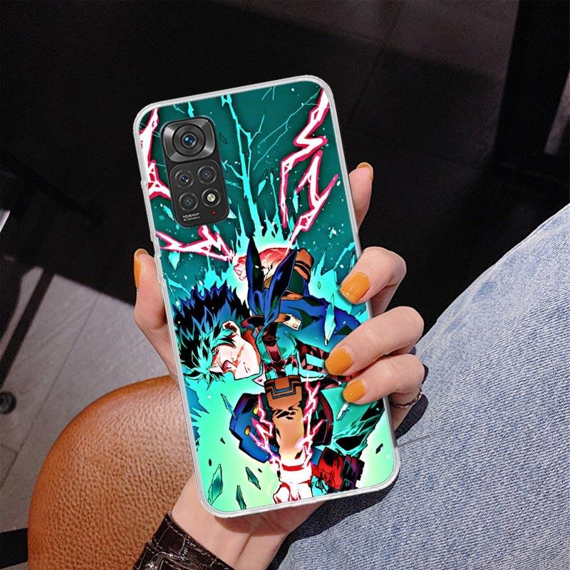 My Hero Izuku Deku Phone Case For Xiaomi Redmi Note 15 14 13 12S 12 11 Pro Plus 14S 11S 11E 10 10S 11T 5G Personalized Cover Red