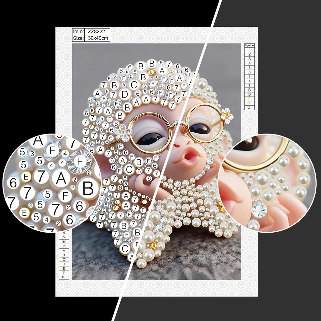 Animal Special Shaped 5D DIY Partial Drill Diamond Painting Kits for Adults Beginners Home Decor Diamond Dots Paintings 30x40cm