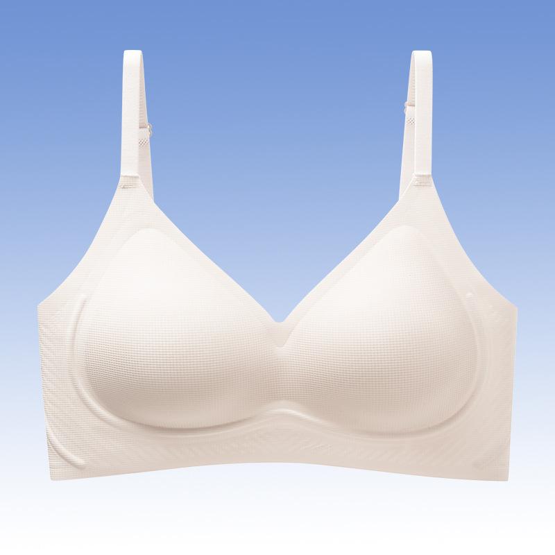 Women Summer Light 10A Antibacterial Soft Support On The Support Breathable Comfort No Underwire Jelly Pull Underwear