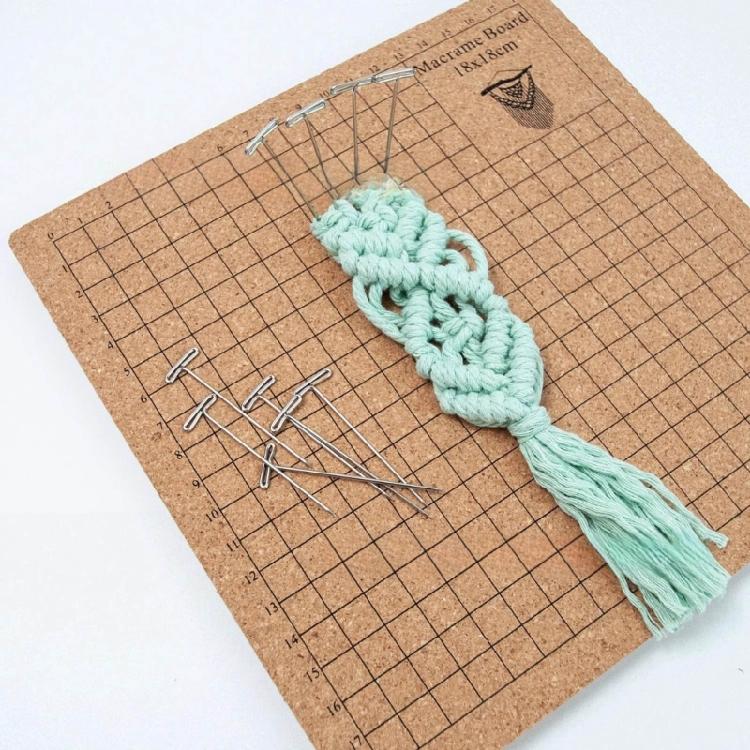 Portable Weaving Board Set Craft Mat with Instructions Reusable Braiding Board