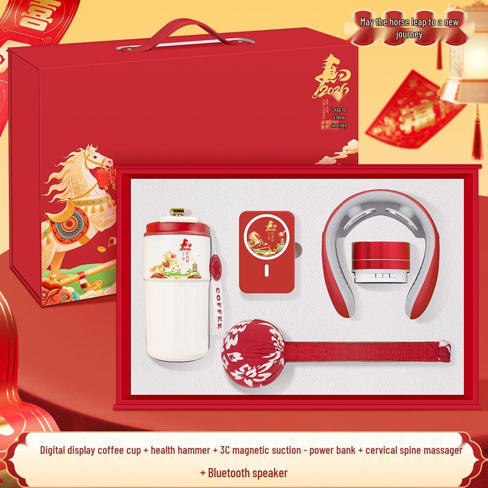 Year of the Horse Luxury Coffee Thermos Set – Ideal for Corporate Gifts, Events, and Client Appreciation