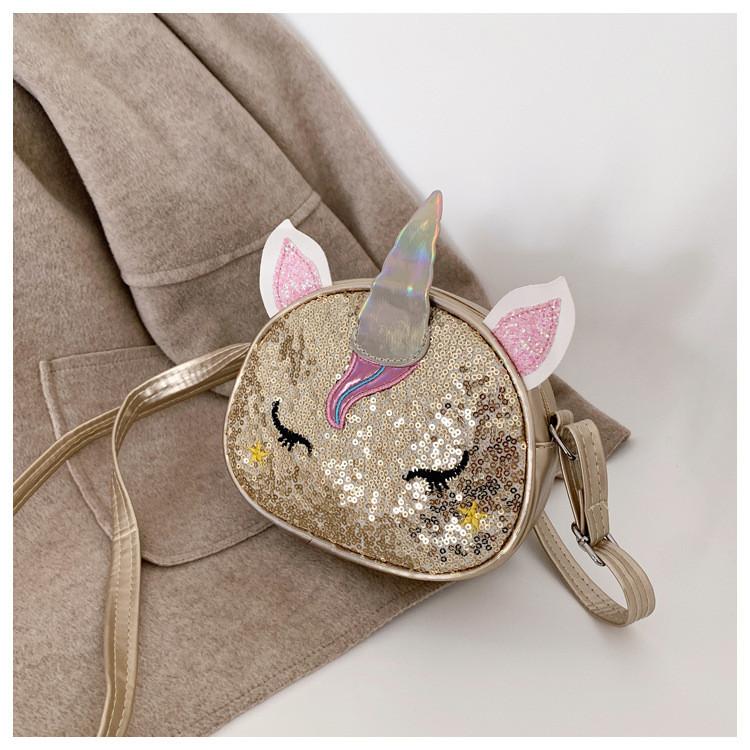 Baby Girl Unicorn Costume Style Childrens Small Shoulder Bag With Durable Pu Fabric