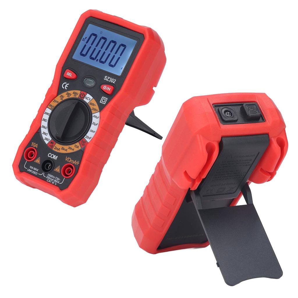 Digital Multimeter Backlight High Accuracy Automatic LED Indicator   AC Voltmeter with Flashlight