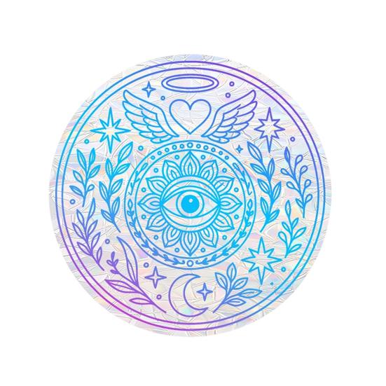 Rainbow Suncatcher Window Cling Anti-Collision Window Sticker Colorful Prismatic Flowers Reusable Static Glass K