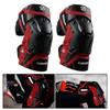 2Pcs Motorcycle Knee Pads Shock Absorbing EVA Foam Shock Resistant Guard Fits for Motocross Racing Mountain Bike Reflective