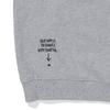 Bluetail Melange Gray Shoulder Slit Sweatshirt Aaa2ts08mg