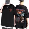 Camisetas de Rapper Daddy Yankee Estampado Doble Cara Moda Masculina Vintage Manga Corta Hombres Mujeres Tendencia Hip Hop Camisetas Oversize