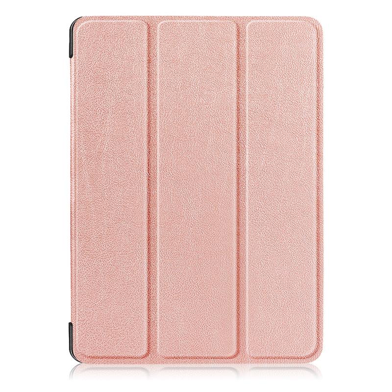 

Трискладна шкіряна підставка, тверда обкладинка Smart Cover для iPad Pro 11 дюймів 2024 р., складаний магнітний тримач 5-го покоління, мультфільм For iPad Pro 11 2024 рожевий колір золота