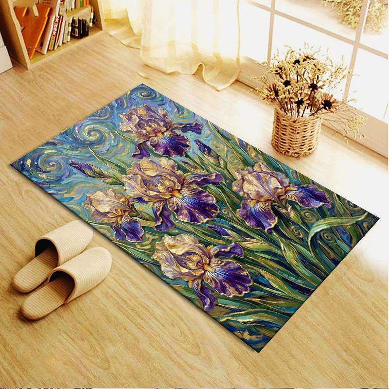 2025 New Flower Carpet Rug for Living Room Bedroom Home Sofa Decoration,Kids Play Non-slip Floor Mat