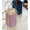 Baumwoll-Canvas Innentaschen Kordelzugbeutel Rosa Grau Schwarz Beige Farbe Geschenkverpackungsbeutel Aufbewahrungstasche für Handtaschenzubehör