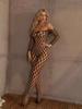 Women Sexy Erotic Fishnet Bodysuits Catsuit Transparent Open Crotch Clothes See Through Body Stockings Mesh Body Suits Lingerie