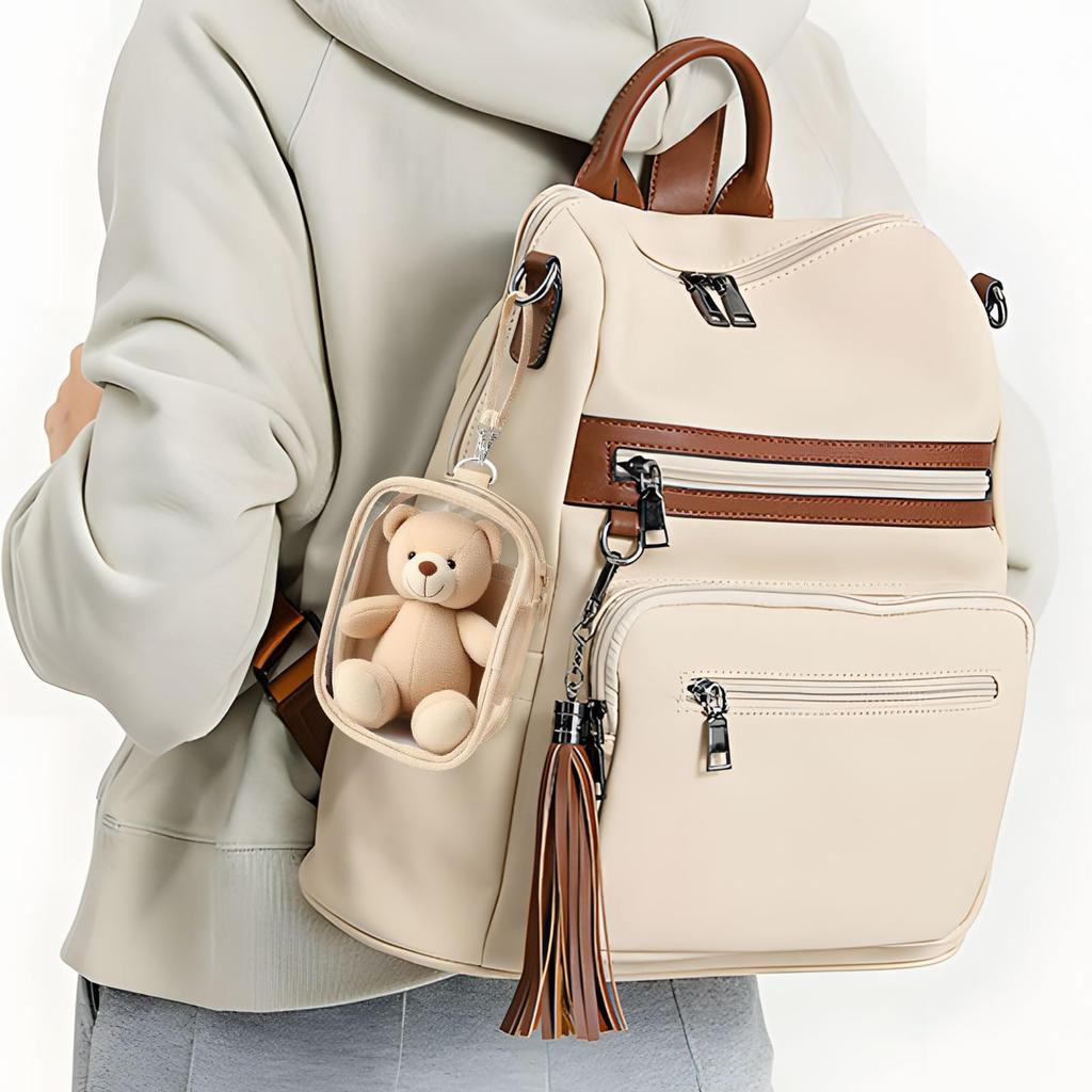 Mini Powder Blue Plush Toy Storage Decorative Box Pouch, Perfect for ITA Bags, Oshikatsu Stuffed Toys, Doll Storage, Outings, Transparent Window, PVC