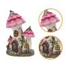 Mushroom Garden Figurine Fairy Garden Accessory Resin Sculpture Micro Landscape