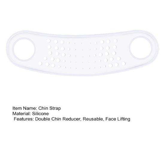 V Line Lifting Chin Strap Reusable Double Chin Reducer Cheek Slimming Sleeping Face Skin Tightening Band Soft Silicone Face Shaper Elastic Strap
