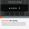 TASCAM DR-10X Plug-On Micro Linear PCM Digital Recorder XLR Microphone Compatible Black
