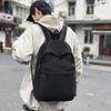 Schoolbag Women's Solid Color Backpack Nylon Waterproof Campus Student Backpack