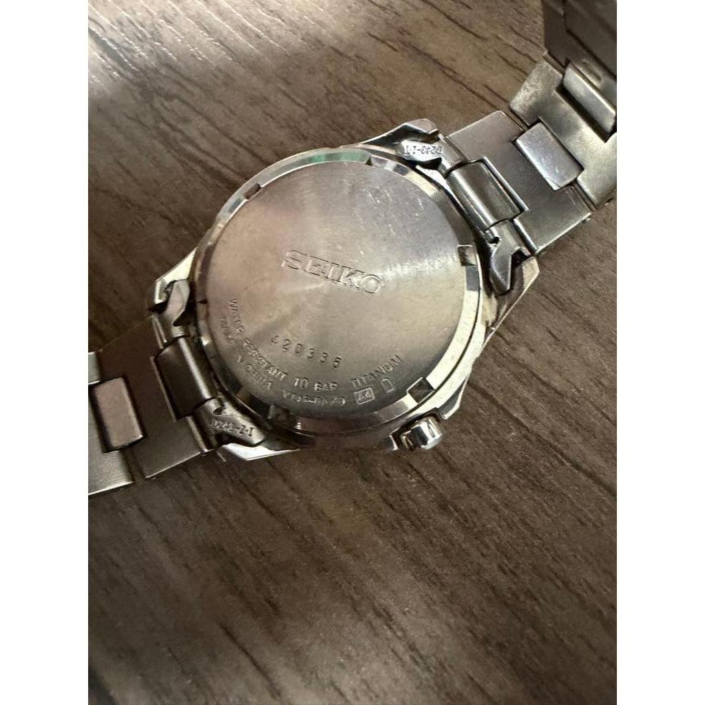 Used Working item SEIKO SPIRIT Solar Titanium Seiko Spirit
