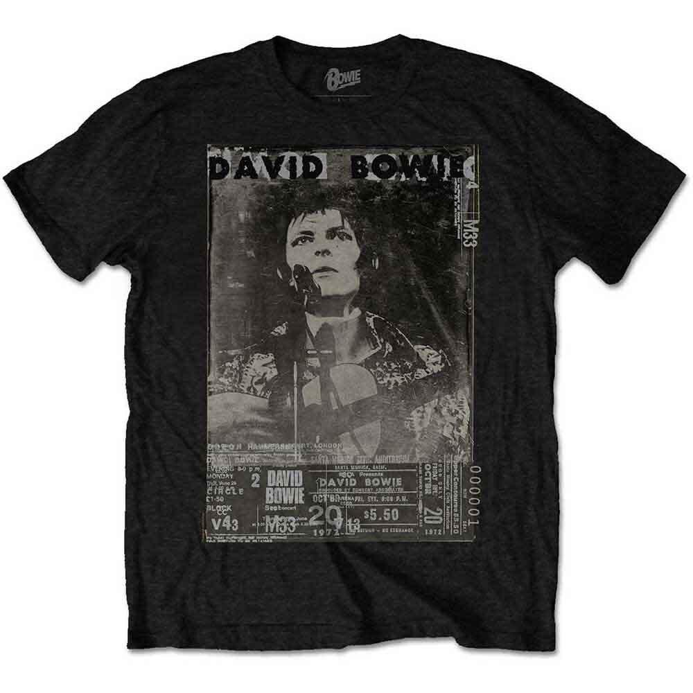 David Bowie Ziggy T-Shirt Black New Unisex T-Shirt L