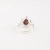 Black Rhodonite Gemstone 925 Sterling Silver Jewelry Handcrafted Statement Ring RR-57-28