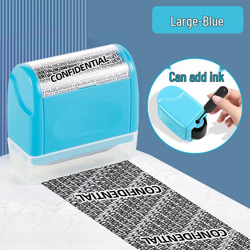 Roller Privacy Stamp with Anti-Leakage Cover