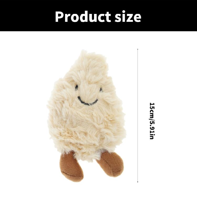 Erdnuss Plüschtier 5,9 Zoll Weich und Kuschelig Lächelt Erdnuss für jedes Alter