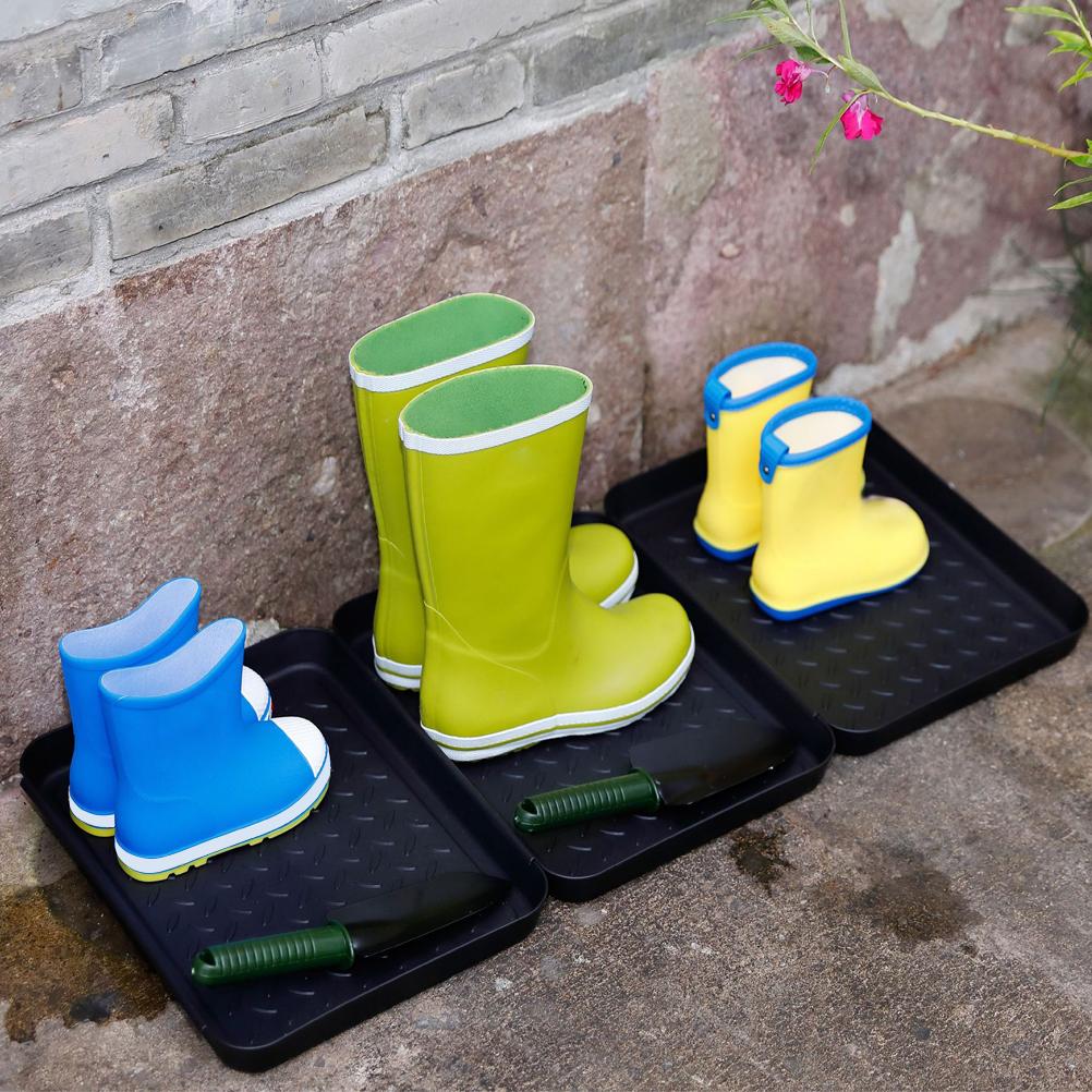 3 ks Omyvatelný podnos na boty Zahradní podložka na boty Multifunkční podnos pro rostliny Domácí mazlíčky Nářadí