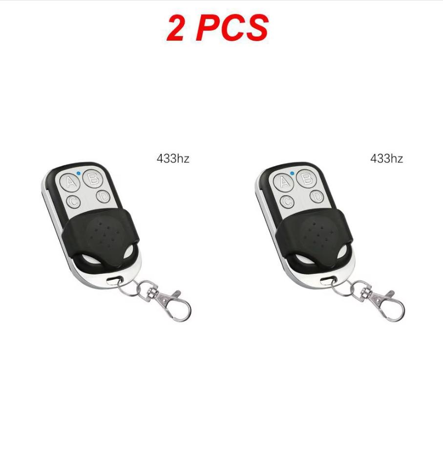 1 יחידה/50 יחידות שלט רדיו אלחוטי 433MHz לשער חשמלי, דלת מוסך, שלט מפתח, משכפל בקר