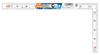 Shinwa Sokutei Flat Curved 1 Dual 11180 Ruler, White, Shaku/30cm, Graduations,