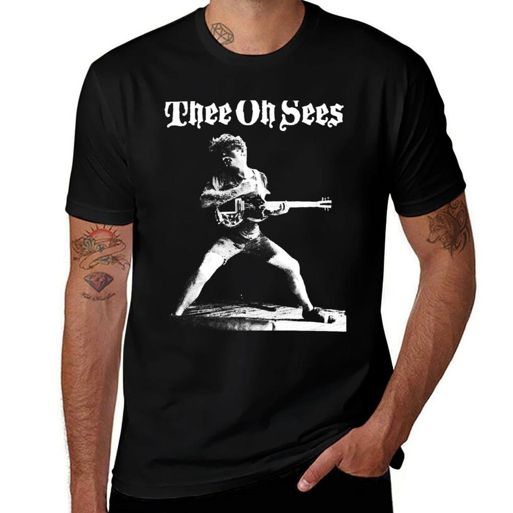Limited Edition Thee Oh Sees Band Music T-Shirt Casual Graphic Print Tee