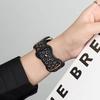 Silicone Band for Apple Watch Bands 45mm 40mm 46mm 44mm 49mm Sport Breathable Watchband Iwatch Series 11 10 9 8 7 SE Ultra Strap