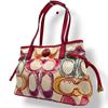 Used Tote Bag / HandbagTote Bag Pink/multicolor canvas/Patent Leather Women